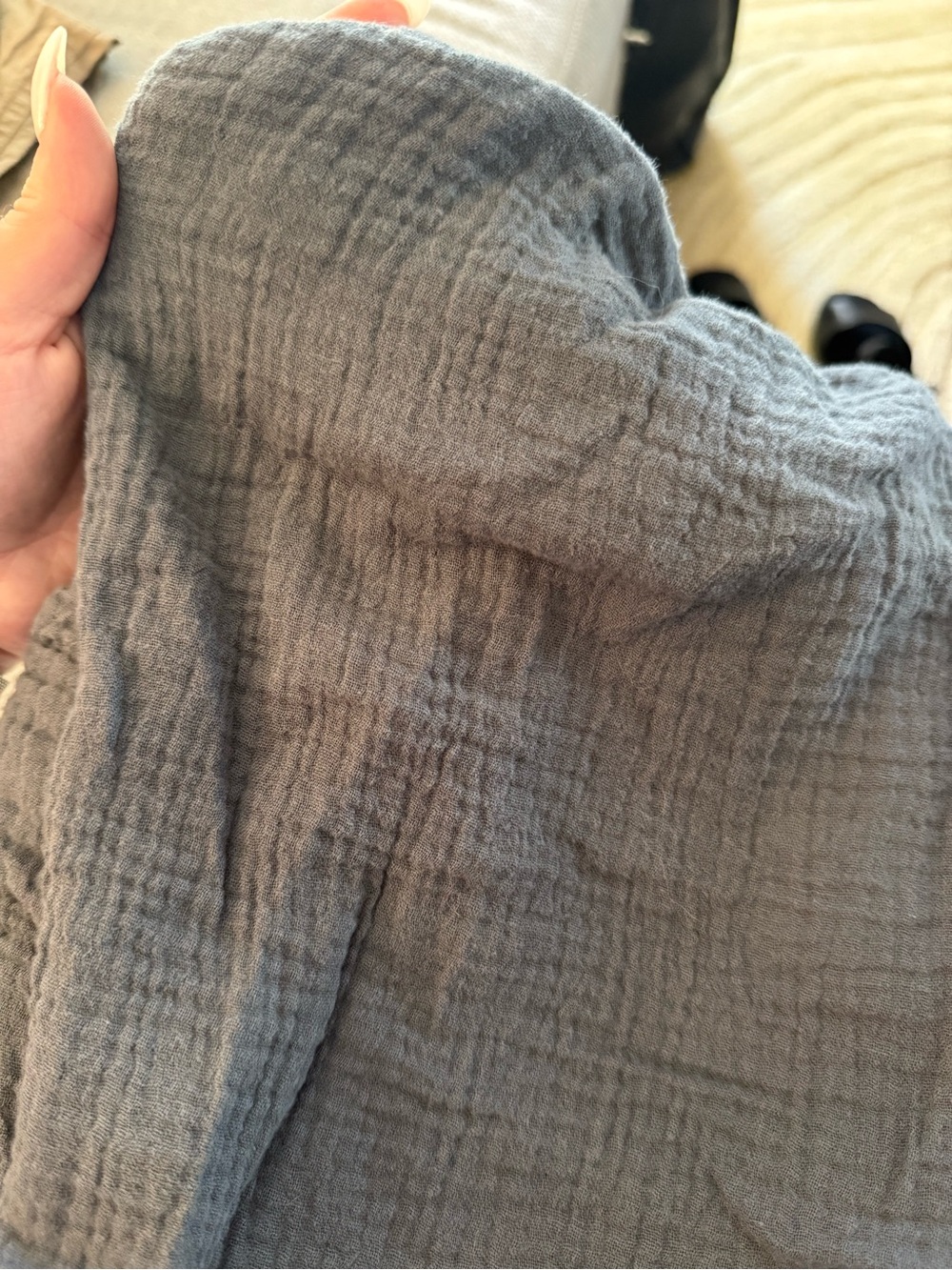 O'Neill “Brenda” Cotton Gauze Pants in Nightshadow Blue - Picture 8 of 8